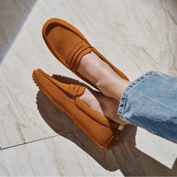 Rothy’s - The Driver in Cognac Slip On Loafer - Women Size 8 - Picture 1 of 12